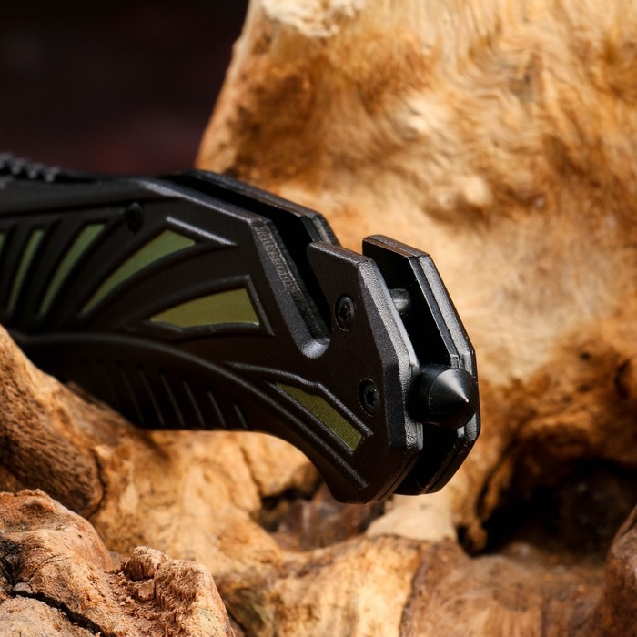 Нож складной Нож складной "Адмирал" полуавтоматический, 10см, клинок 4см