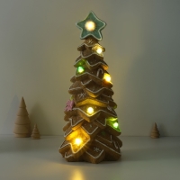 Сувенир полистоун "Ёлочка из пряников с новогодними украшениями и звездой" 15х15,5х34,5 см 1032612 Сувенир полистоун "Ёлочка из пряников с новогодними украшениями и звездой" 15х15,5х34,5 см 1032612