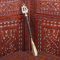 Ложка для обуви "Корабль" латунь 36х5х2,5 см Ложка для обуви "Корабль" латунь 36х5х2,5 см