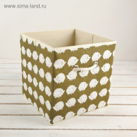 Короб стеллажный для хранения «Ёжики», 27×27×27 см Короб стеллажный для хранения «Ёжики», 27×27×27 см