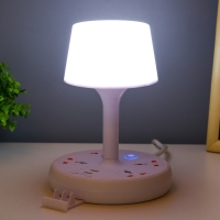 Настольная лампа "Эра" LED 5Вт 3000К-6000К 4 розетки 2хUSB2.0 МИКС 15х15х22см RISALUX Настольная лампа "Эра" LED 5Вт 3000К-6000К 4 розетки 2хUSB2.0 МИКС 15х15х22см RISALUX