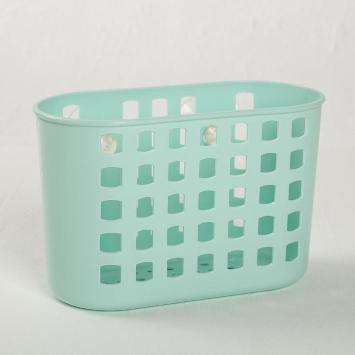 Контейнер навесной на присосках, 18,5&times;8,5&times;12 см, цвет МИКС