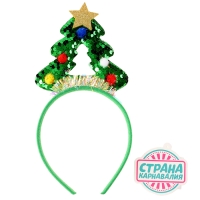 Новый год! Карнавальный ободок &laquo;Ёлочка&raquo;, цвет МИКС