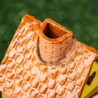 Аромалампа Домик «Сердечко», 9 см, ручная работа, микс Аромалампа Домик «Сердечко», 9 см, ручная работа, микс