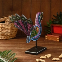 Сувенир "Павлин" дерево, на подставке 27х10х35 см