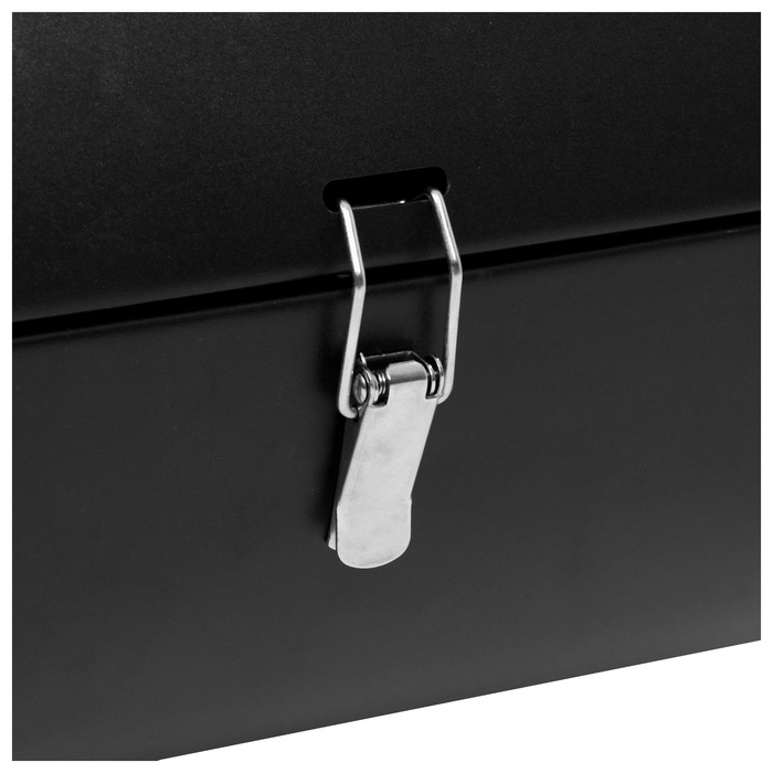 Гриль-коптильня, с температурным датчиком, 42 х 29 х 37 см, цвет чёрный Гриль-коптильня, с температурным датчиком, 42 х 29 х 37 см, цвет чёрный