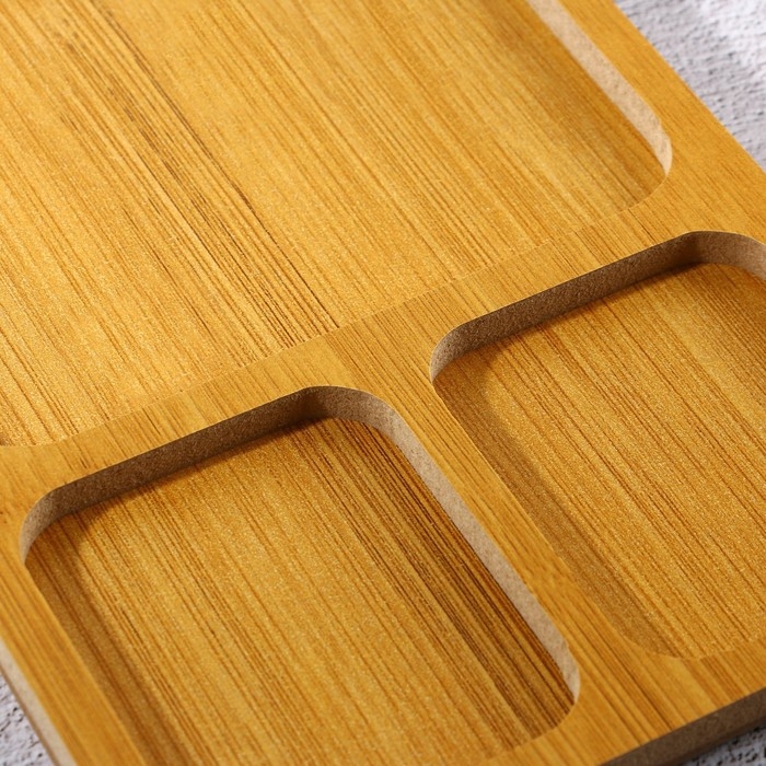 Новый год. Менажница деревянная «Ёлочка», 28.9 х 15.5 см Новый год. Менажница деревянная «Ёлочка», 28.9 х 15.5 см