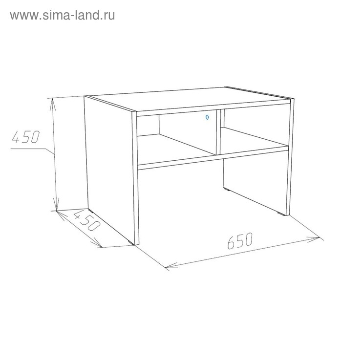 Стол приставной Лофт, Белый