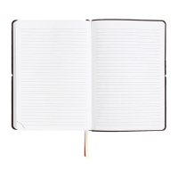 Ежедневник датированный 2025, A5 168 листов, deVENTE. Saltos, мягкая обложка кожзам, перфорация, ляссе, блок 70, коричневый