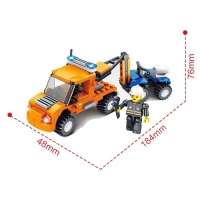 Конструктор Город &laquo;Эвакуатор&raquo;, 124 детали