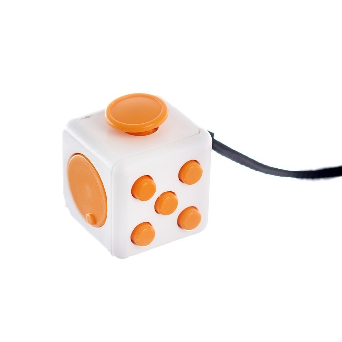 Фиджет кубик антистресс &laquo;При отсутствии праздничного настроения&raquo;, на блистере, новогодний