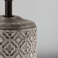 Настольная лампа "Лореа" E14 40Вт серый 20х20х31 см RISALUX