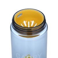 Бутылка для воды, 550 мл, 22.5 х 6.7 см, сито, голубая Бутылка для воды, 550 мл, 22.5 х 6.7 см, сито, голубая