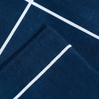 Постельное бельё Этель 1,5 сп "Клетка" цвет синий 143х215, 150х214, 50х70см-2 шт, бязь, 125г/м2 Постельное бельё Этель 1,5 сп "Клетка" цвет синий 143х215, 150х214, 50х70см-2 шт, бязь, 125г/м2