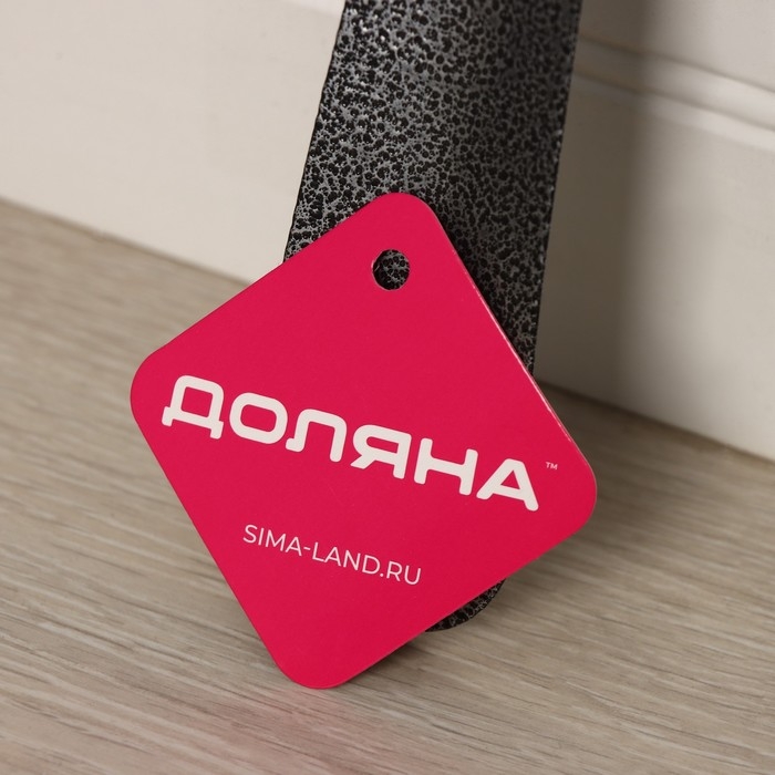 Ложка для обуви Доляна, с кольцом, металлическая, 45×5 см, покрытие антик серебро Ложка для обуви Доляна, с кольцом, металлическая, 45×5 см, покрытие антик серебро