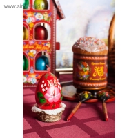 Декоративная свеча «Пасхальное яйцо в лукошке» Декоративная свеча «Пасхальное яйцо в лукошке»