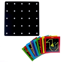 Геоборд с геометрическими фигурами Геоборд с геометрическими фигурами