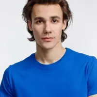 Футболка мужская Crusader Men, ярко-синяя, размер M