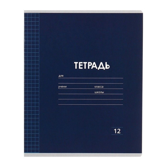 Комплект тетрадей из 10 штук, 12 листов в клетку Calligrata Комплект тетрадей из 10 штук, 12 листов в клетку Calligrata "Однотонная Классика Линовка. Эконом", обложка мелованная бумага, ВД-лак, блок №2, белизна 75% (серые листы), 5 видов по 2 штуки