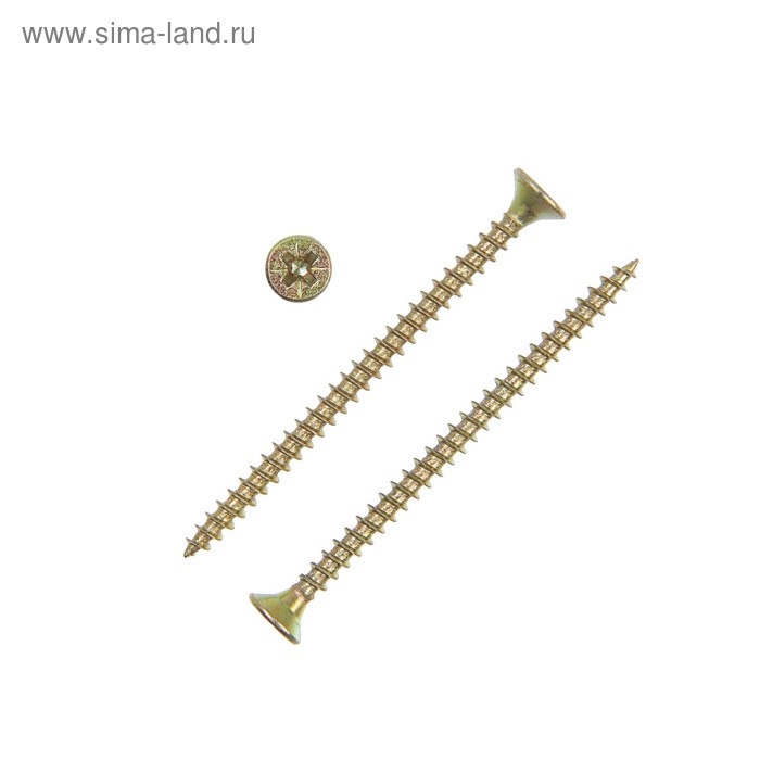 Саморезы универсальные желтые 4,0х60 ,200 шт Саморезы универсальные желтые 4,0х60 ,200 шт