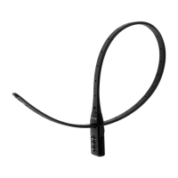 Замок навесной, кодовый с нерж. тросом, БУЛАТ ВС 455 НС (11*530), цвет черный Замок навесной, кодовый с нерж. тросом, БУЛАТ ВС 455 НС (11*530), цвет черный