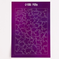 Пазл деревянный фигурный «Девочка в чёрном платье», 80 элементов Пазл деревянный фигурный «Девочка в чёрном платье», 80 элементов