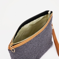 Косметичка на молнии, цвет серый Косметичка на молнии, цвет серый