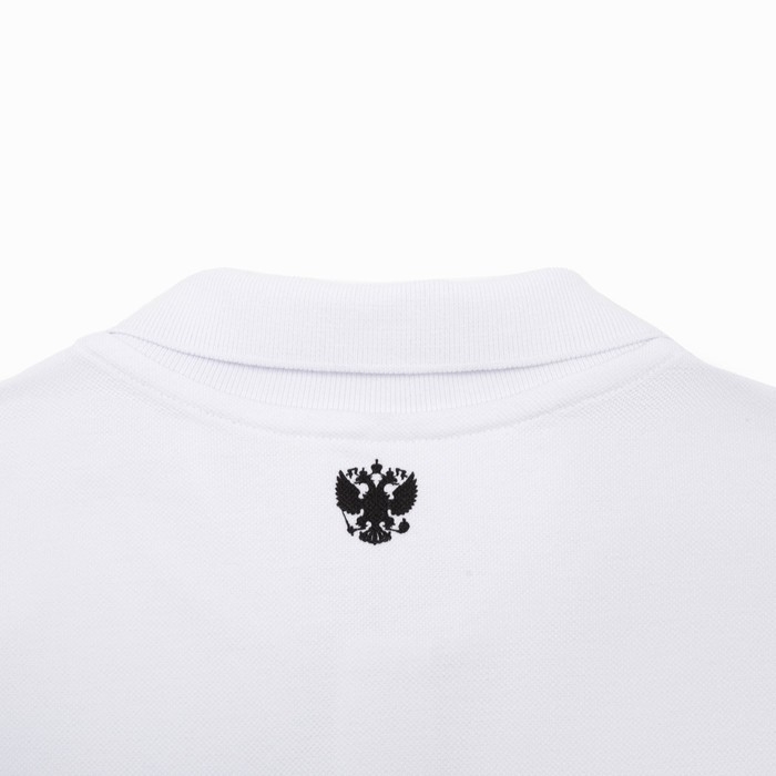 Поло с длинным рукавом President, размер M, цвет белый Поло с длинным рукавом President, размер M, цвет белый