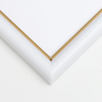 Фоторамка пластик Gallery 29.7х42 см, (А3) 636461, белый с золотом (пластиковый экран) Фоторамка пластик Gallery 29.7х42 см, (А3) 636461, белый с золотом (пластиковый экран)