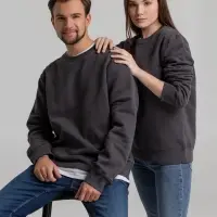 Свитшот унисекс King, темно-серый, размер S