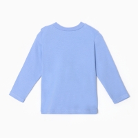 Лонгслив для мальчика, цвет голубой, рост 104 см