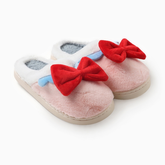 Тапочки детские, размер 34-35, цвет розовый Тапочки детские, размер 34-35, цвет розовый