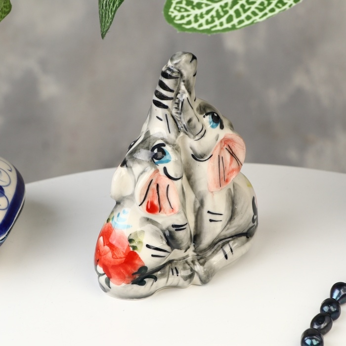 Сувенир &laquo;Парочка&raquo;, гжель, цвет, 10х8.5 см