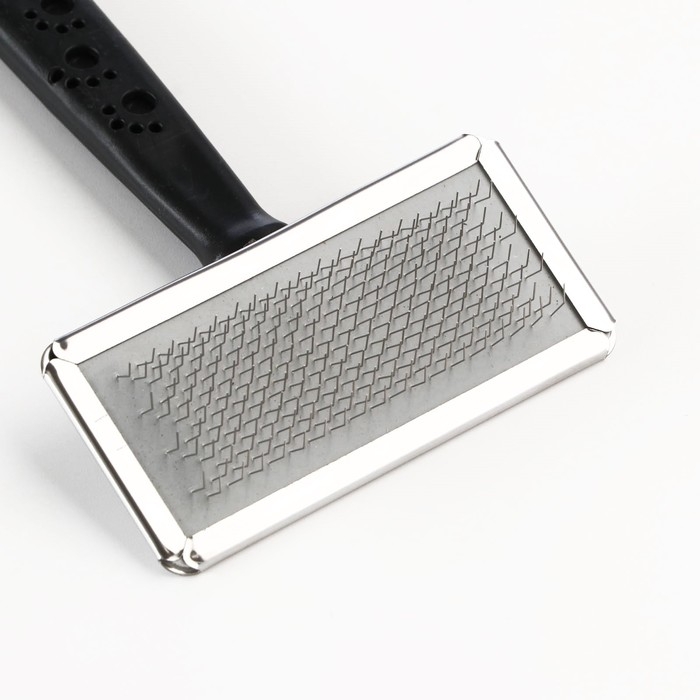 Пуходерка Пуходерка "Лапки" средняя без капель, 9 х 12 см, чёрная