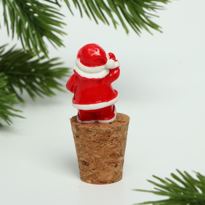 Пробка для вина &laquo;Дед Мороз&raquo;, 7 х 2,3 см