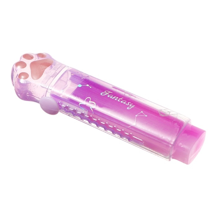 Ластик фигурный выдвижной Calligrata "Лапка", МИКС