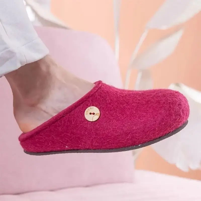 Домашние валенки Step, розовые (вереск), размер 35