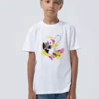 Футболка детская &laquo;Обними кота&raquo;, белая, на рост 130-140 см (10 лет)