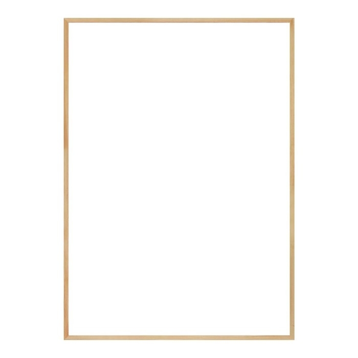Рама для картин (зеркал) 50 x70 см, профиль 18x36 мм Liam неокрашенное дерево,(подходит для декорирования)