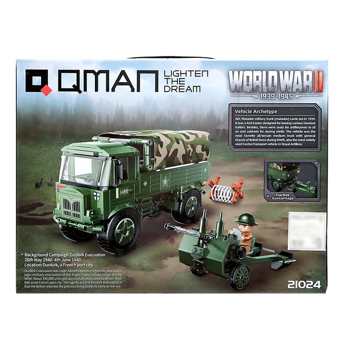 Конструктор Вторая мировая война &laquo;Артиллерийская батарея&raquo;, 442 детали