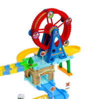 Железная дорога &laquo;Парк развлечений&raquo;, световые и звуковые эффекты, работает от батареек