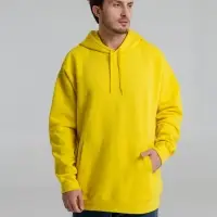 Толстовка с капюшоном Slam 320, лимонно-желтая, размер M