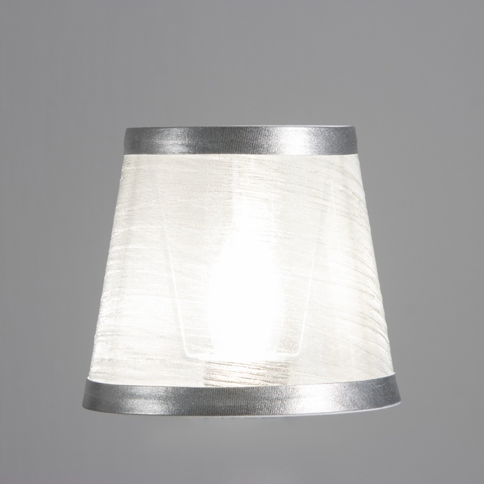 Абажур E14 бежевый 14х14х12,5 см Абажур E14 бежевый 14х14х12,5 см