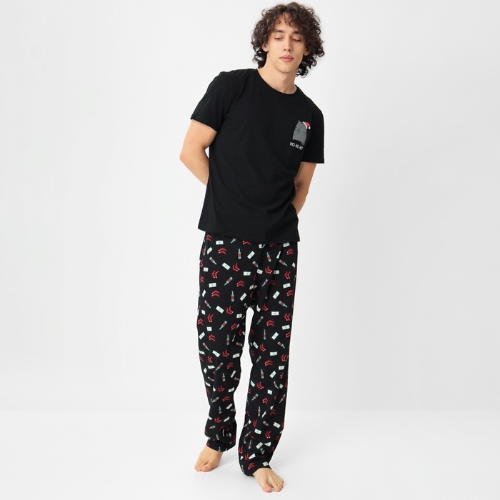 Пижама мужская KAFTAN ho ho ho, р.52