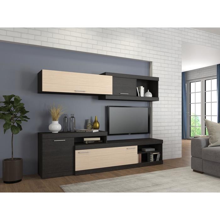 Стенка Oskar, 2300х420, Венге/Дуб молочный Стенка Oskar, 2300х420, Венге/Дуб молочный