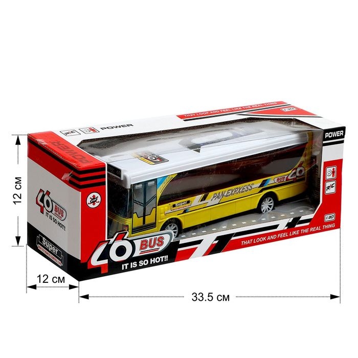 Автобус &laquo;Городской&raquo;, радиоуправление, 1:30, на батарейках