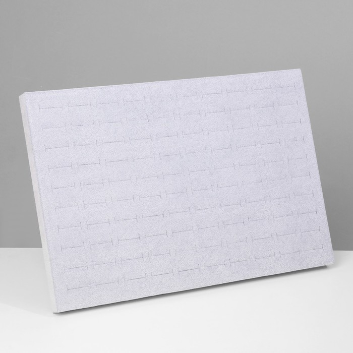 Подставка под кольца 100 мест, 35×11×24 см, вертикальная, цвет серый Подставка под кольца 100 мест, 35×11×24 см, вертикальная, цвет серый