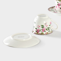 Сервиз фарфоровый чайный Доляна &laquo;Бланко&raquo;, 4 предмета: 2 чашки 220 мл, 2 блюдца d=14,2 см, цвет белый