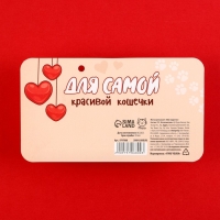 Мялка антистресс &laquo;Моё сердечко&raquo;, котик, 6 х 3,5 см.