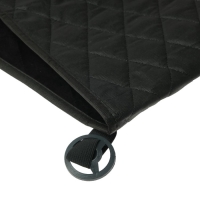 Накидка на переднее сиденье, велюр, размер 35 х 130 см, черный Накидка на переднее сиденье, велюр, размер 35 х 130 см, черный